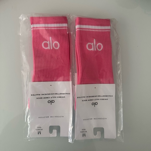 ALO Yoga Accessories - ALO Yoga Hot Pink Women's Socks